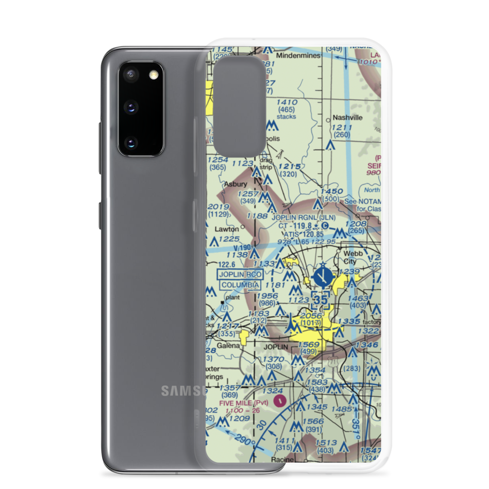 Cook Airport (25MO) VFR Sectional Samsung Case Samsung Galaxy S20 model shown