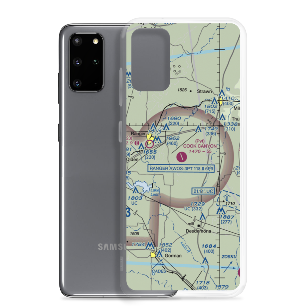 Cook Canyon Ranch Airport (TA25) VFR Sectional Samsung Case Samsung Galaxy S20 Plus model shown