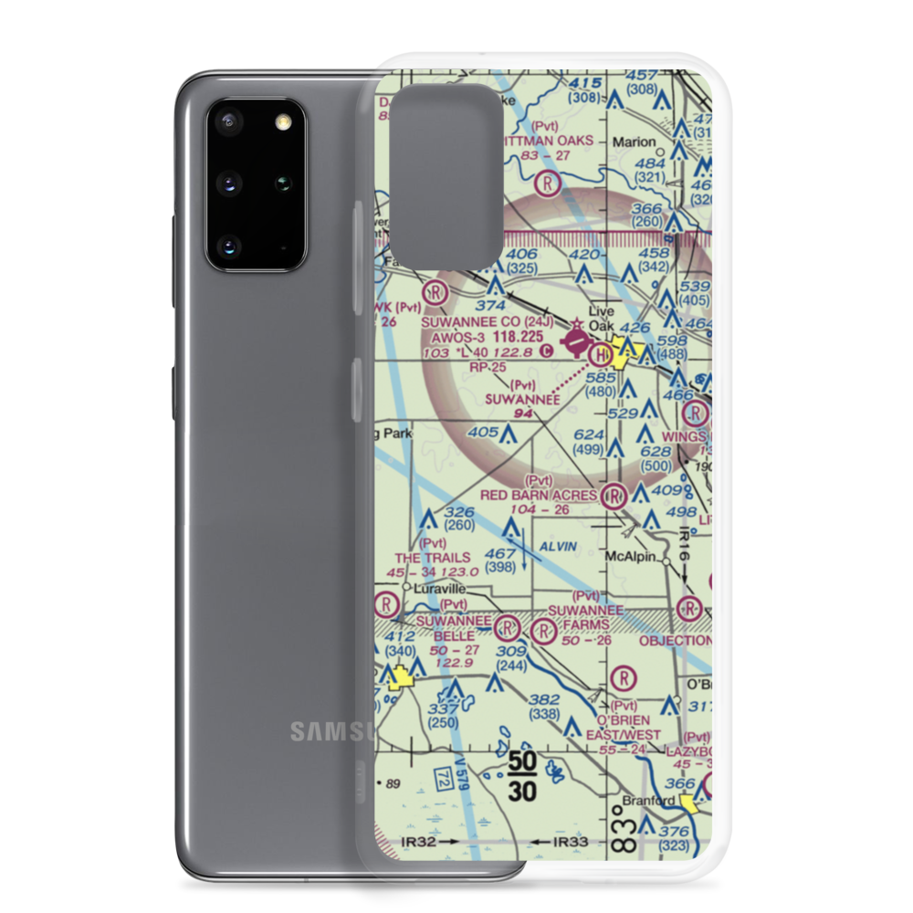 Cooksey Brothers Airport (FD42) VFR Sectional Samsung Case Samsung Galaxy S20 Plus model shown