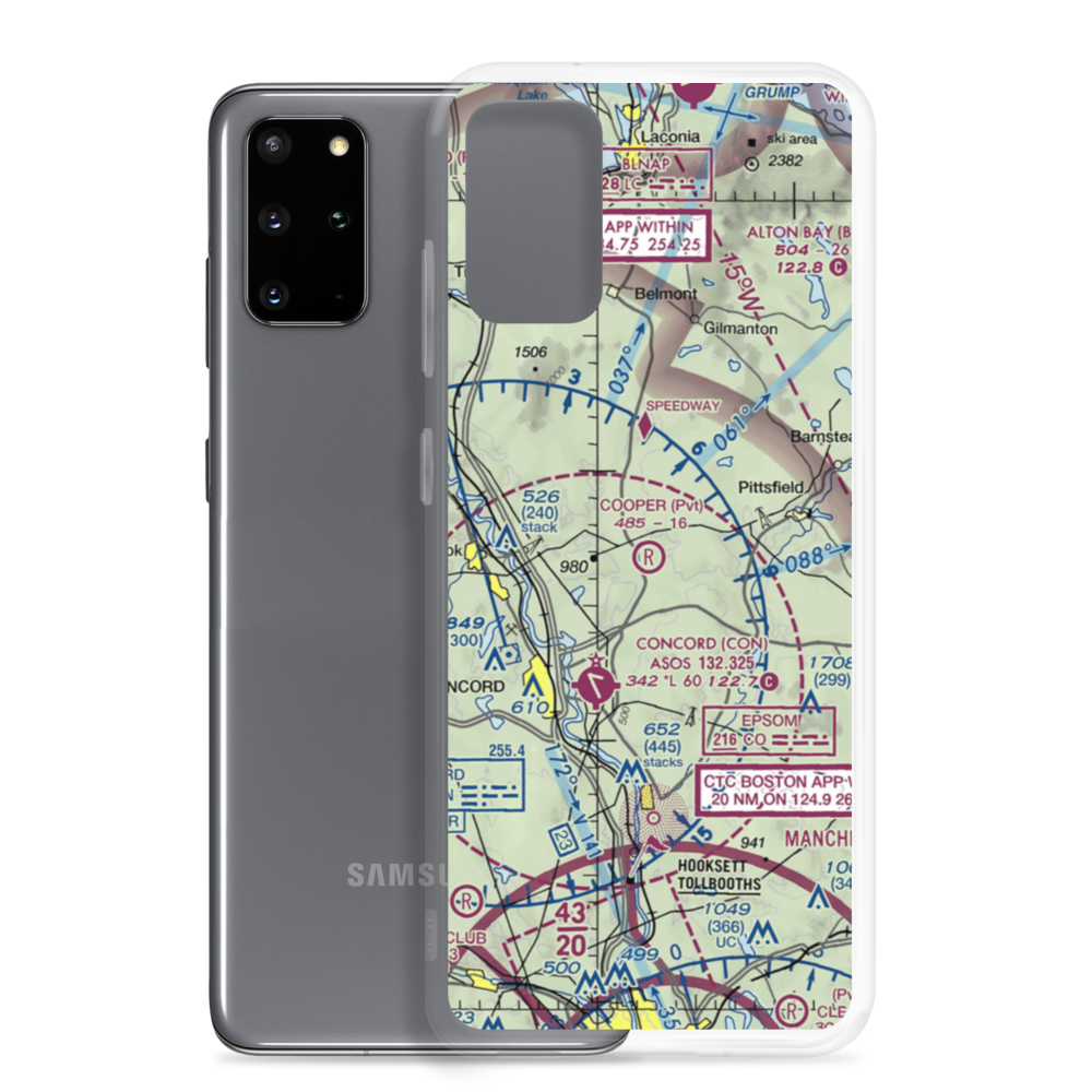 Cooper Farm Airport (NH07) VFR Sectional Samsung Case Samsung Galaxy S20 Plus model shown