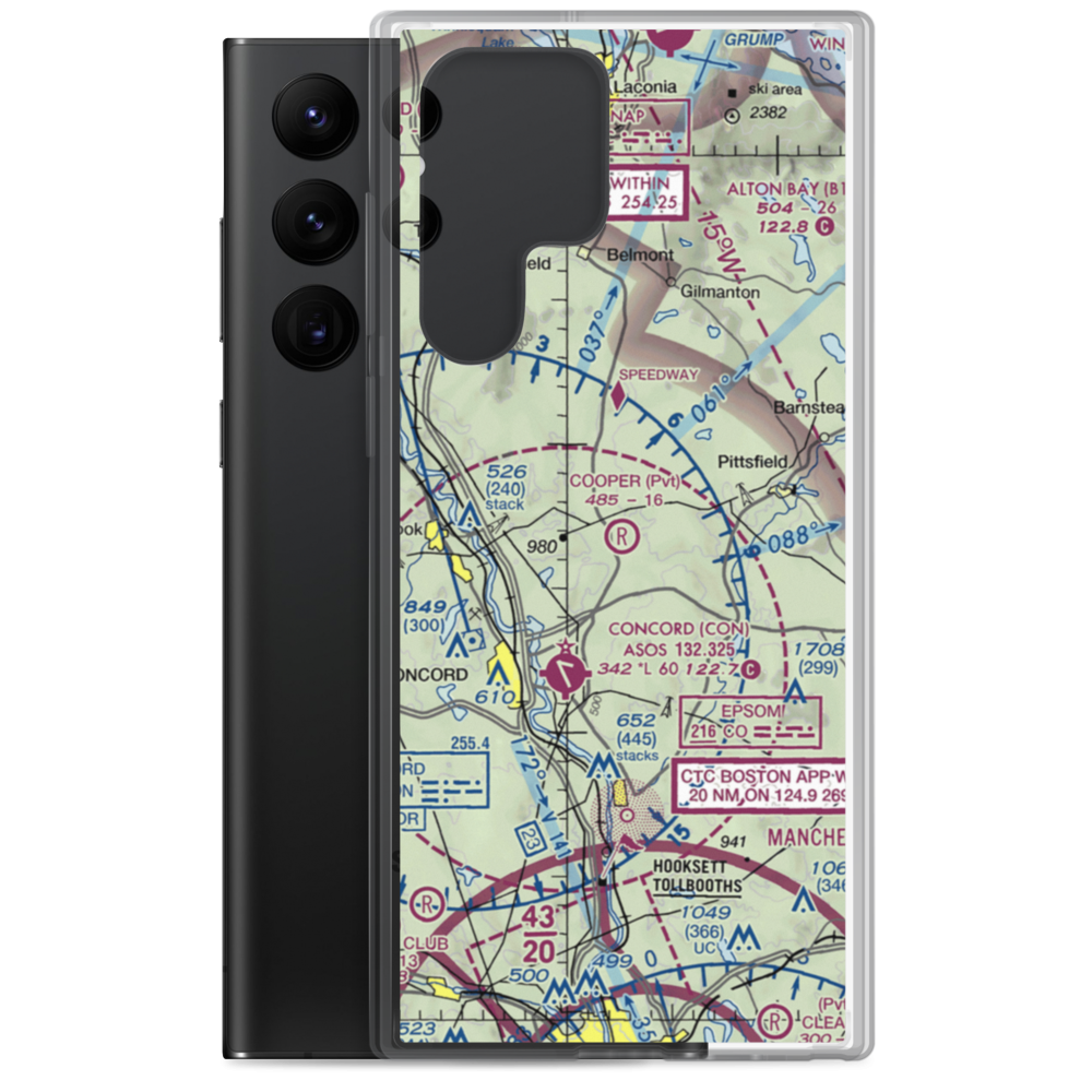 Cooper Farm Airport (NH07) VFR Sectional Samsung Case Samsung Galaxy S22 Ultra model shown