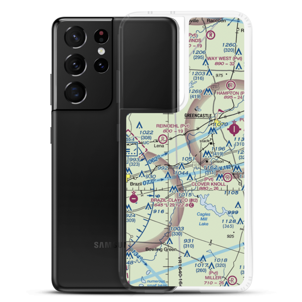 Cooper Field (99II) VFR Sectional Samsung Case Samsung Galaxy S21 Ultra model shown