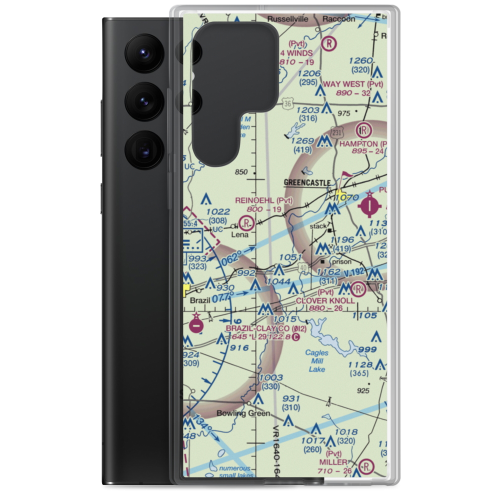 Cooper Field (99II) VFR Sectional Samsung Case Samsung Galaxy S22 Ultra model shown