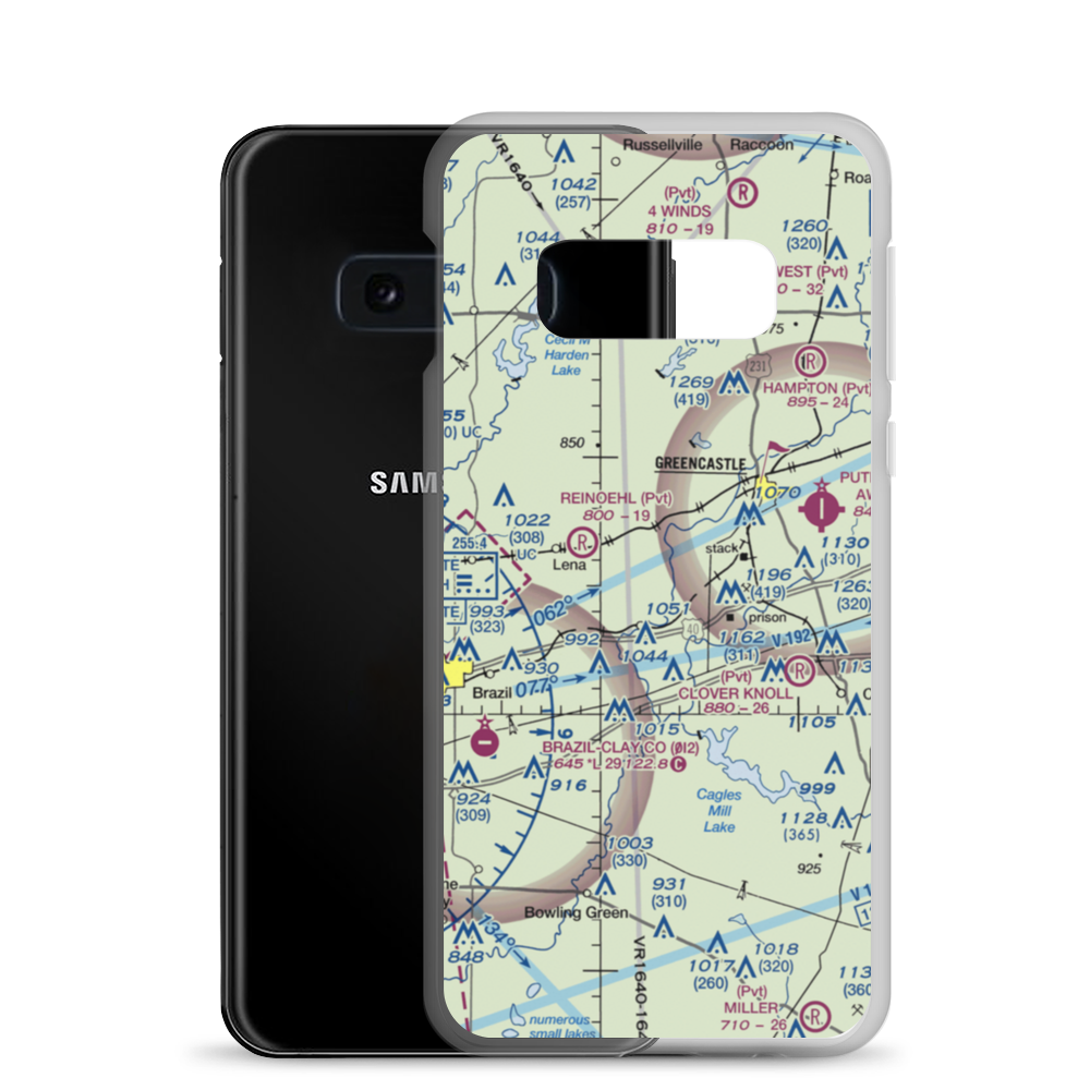 Cooper Field (99II) VFR Sectional Samsung Case Samsung Galaxy S10e model shown