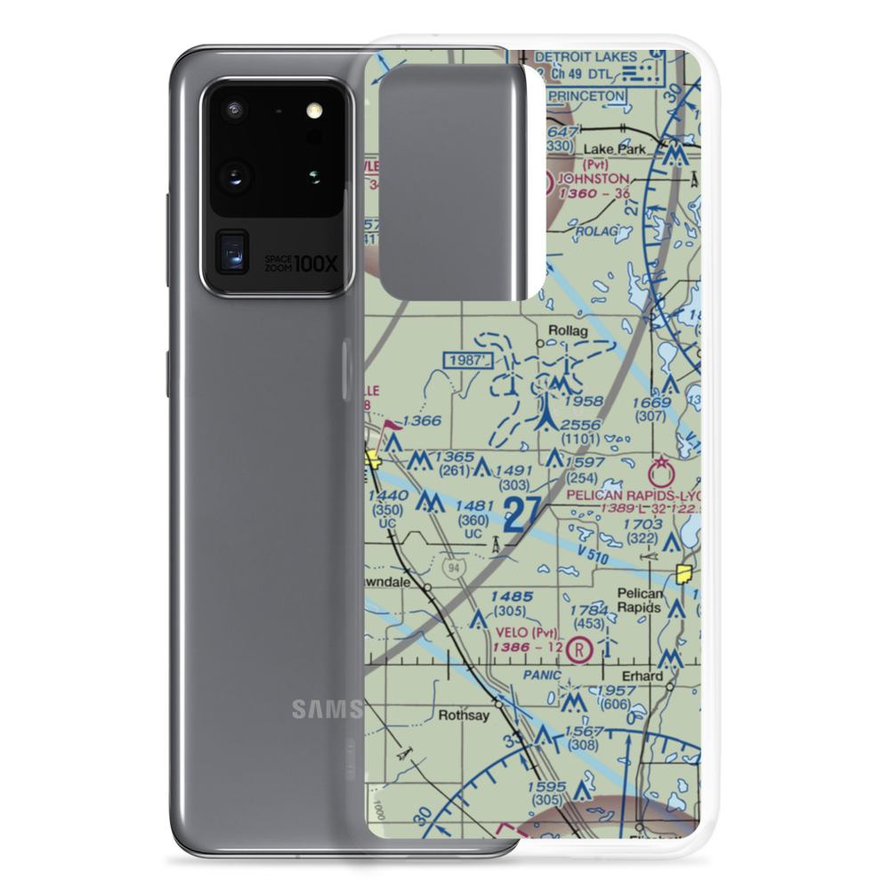 Coot Landing Airport (4MN2) VFR Sectional Samsung Case Samsung Galaxy S20 Ultra model shown
