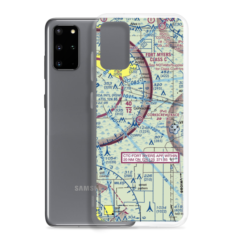 Corkscrew Trace Airpark (1FD4) VFR Sectional Samsung Case Samsung Galaxy S20 Plus model shown