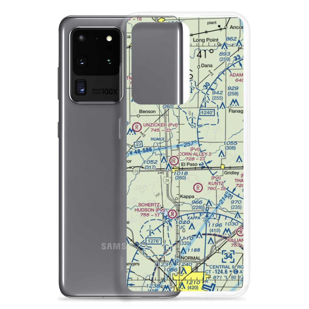 Corn Alley Airport (63IS) VFR Sectional Samsung Case Samsung Galaxy S20 Ultra model shown