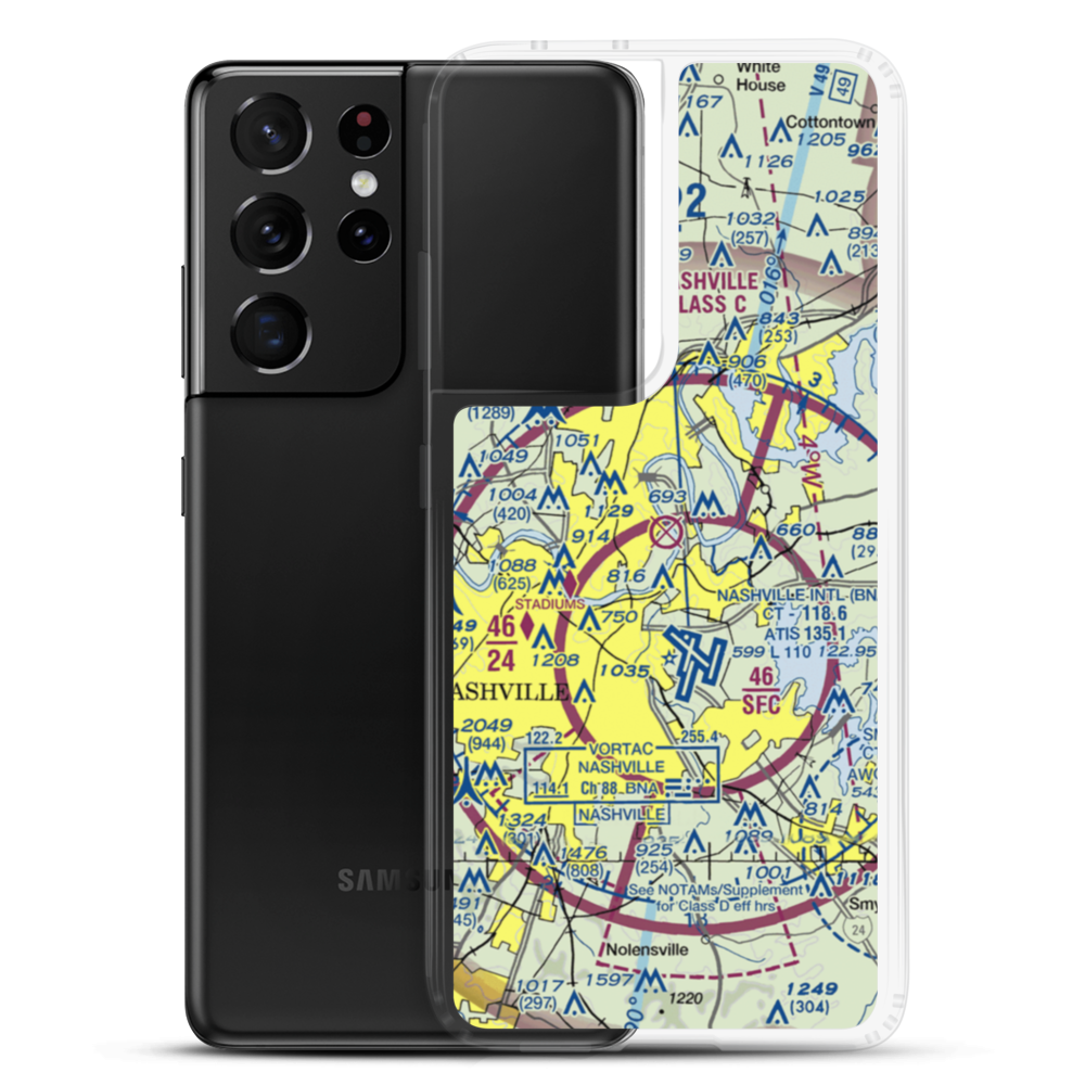 Cornelia Fort Airpark (M88) VFR Sectional Samsung Case Samsung Galaxy S21 Ultra model shown