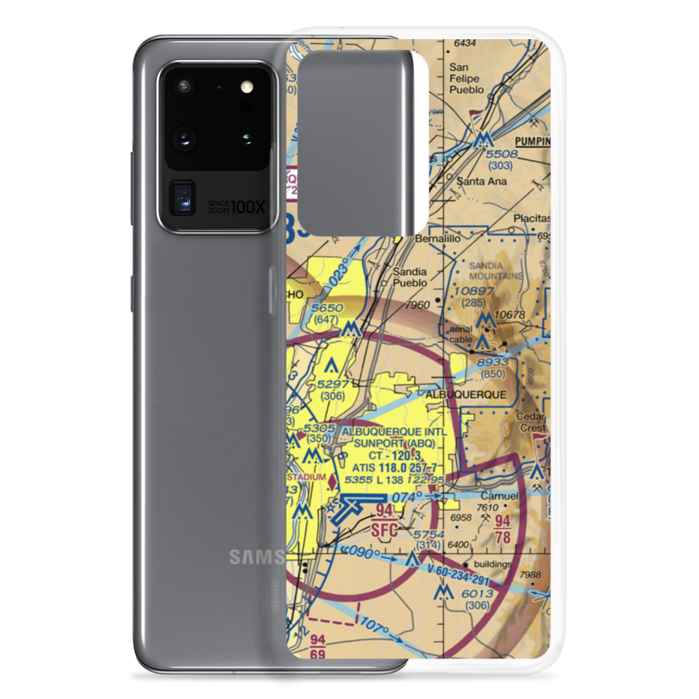 Coronado Airport (4AC) VFR Sectional Samsung Case Samsung Galaxy S20 Ultra model shown