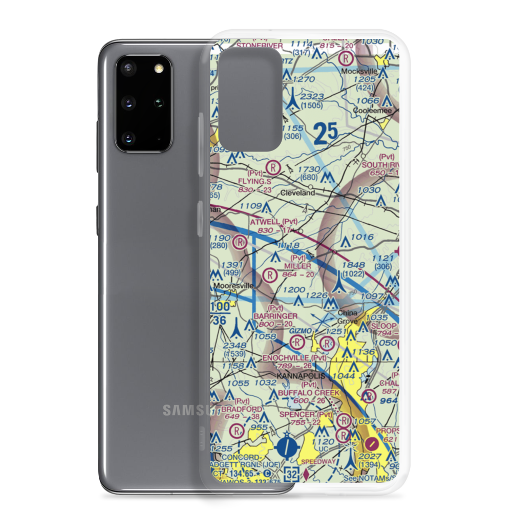 Corriher Field (88NC) VFR Sectional Samsung Case Samsung Galaxy S20 Plus model shown