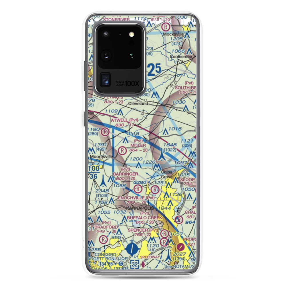 Corriher Field (88NC) VFR Sectional Samsung Case Samsung Galaxy S20 Ultra model shown