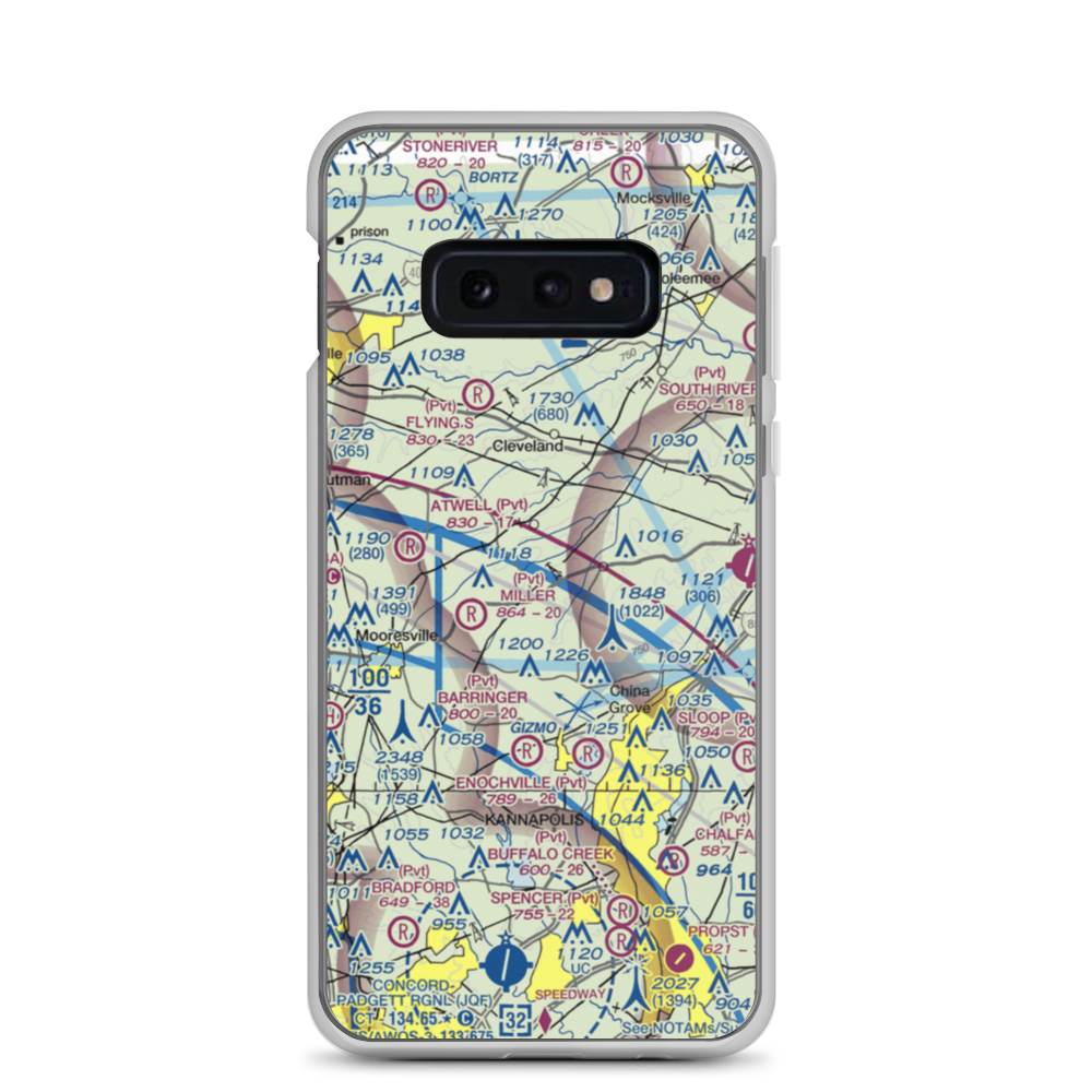 Corriher Field (88NC) VFR Sectional Samsung Case Samsung Galaxy S10e model shown