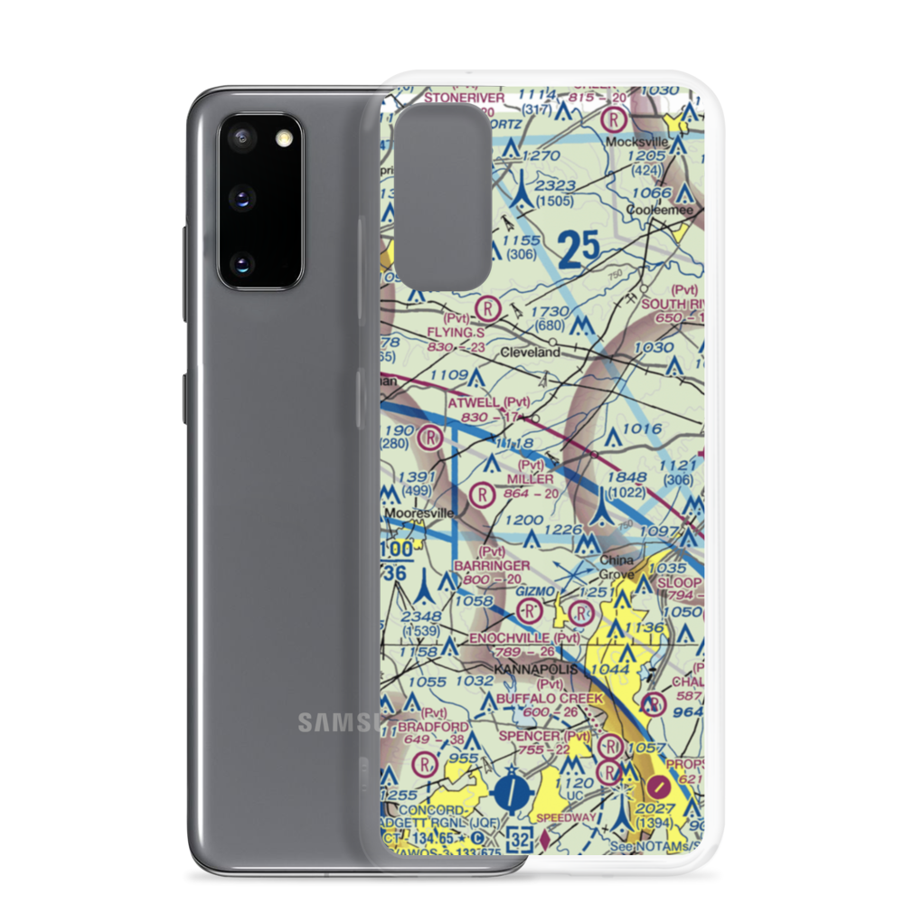 Corriher Field (88NC) VFR Sectional Samsung Case Samsung Galaxy S20 model shown