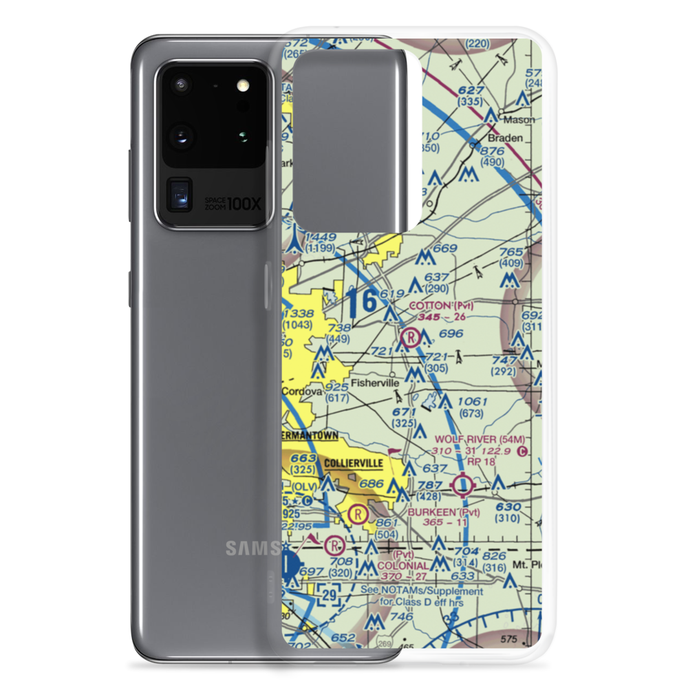 Cotton Field (4TN4) VFR Sectional Samsung Case Samsung Galaxy S20 Ultra model shown