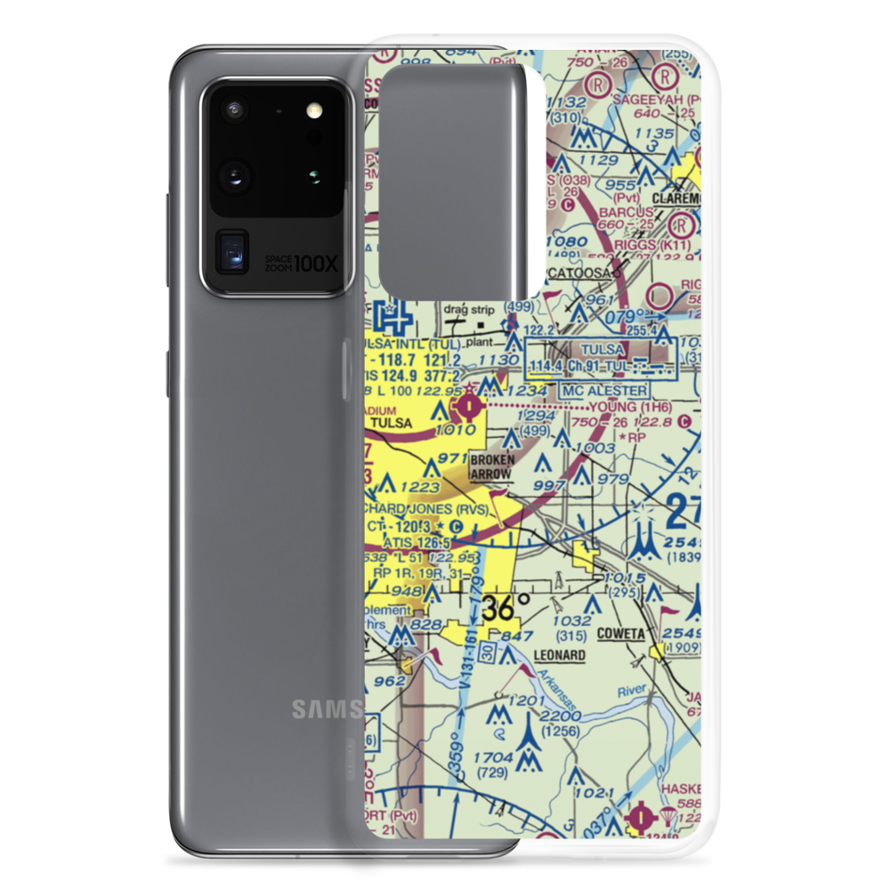 Cotton Field (84OL) VFR Sectional Samsung Case Samsung Galaxy S20 Ultra model shown