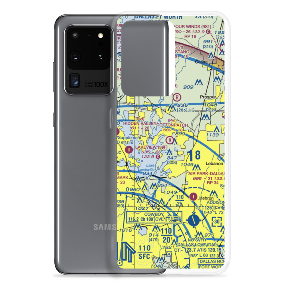 Cottonpatch Aerodrome (TA77) VFR Sectional Samsung Case Samsung Galaxy S20 Ultra model shown