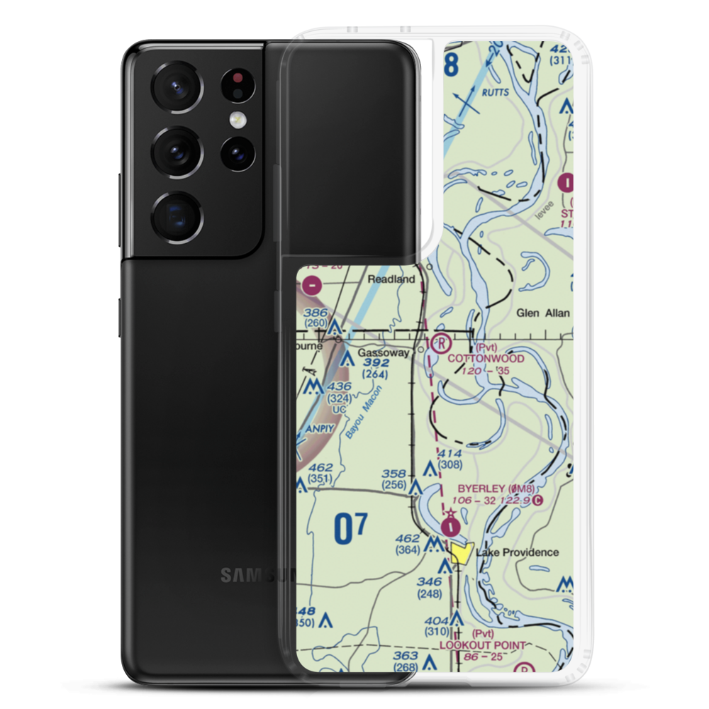 Cottonwood Airport (6LA1) VFR Sectional Samsung Case Samsung Galaxy S21 Ultra model shown