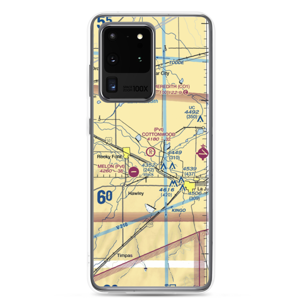 Cottonwood Field (09CO) VFR Sectional Samsung Case Samsung Galaxy S20 Ultra model shown