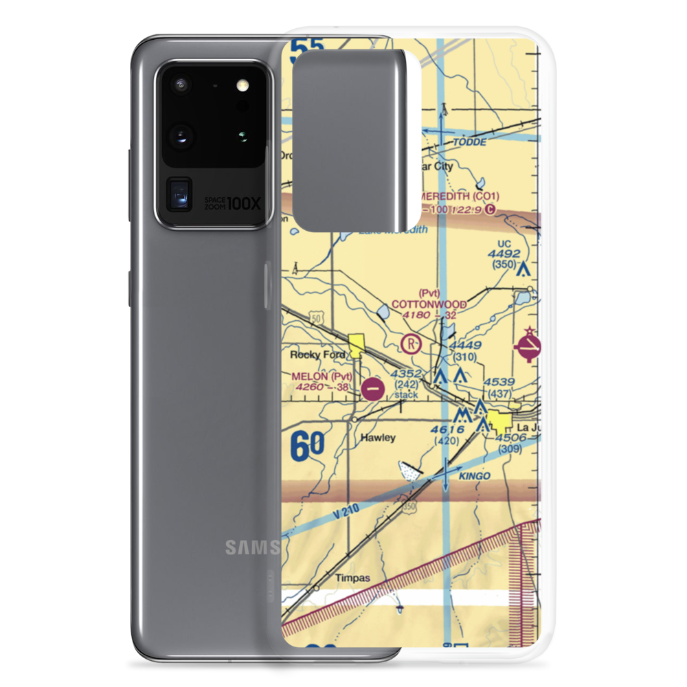Cottonwood Field (09CO) VFR Sectional Samsung Case Samsung Galaxy S20 Ultra model shown