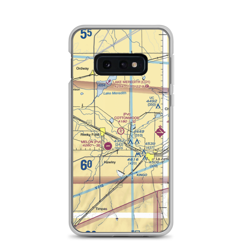 Cottonwood Field (09CO) VFR Sectional Samsung Case Samsung Galaxy S10e model shown