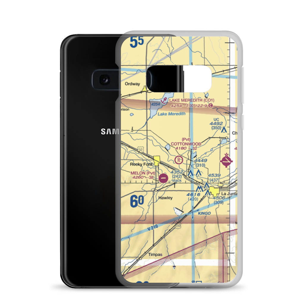Cottonwood Field (09CO) VFR Sectional Samsung Case Samsung Galaxy S10e model shown