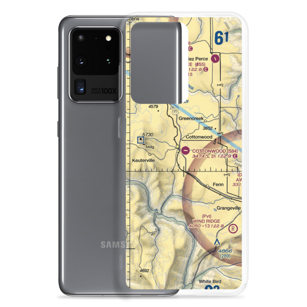 Cottonwood Municipal Airport (S84) VFR Sectional Samsung Case Samsung Galaxy S20 Ultra model shown