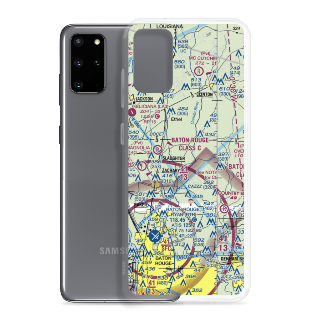 Country Breeze Airport (01LS) VFR Sectional Samsung Case Samsung Galaxy S20 Plus model shown