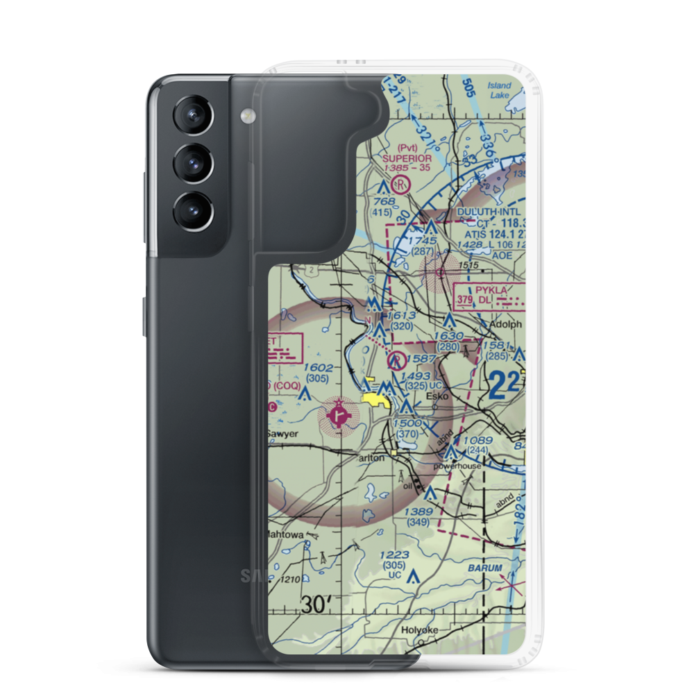 Country Haven Airport (MY94) VFR Sectional Samsung Case Samsung Galaxy S21 model shown