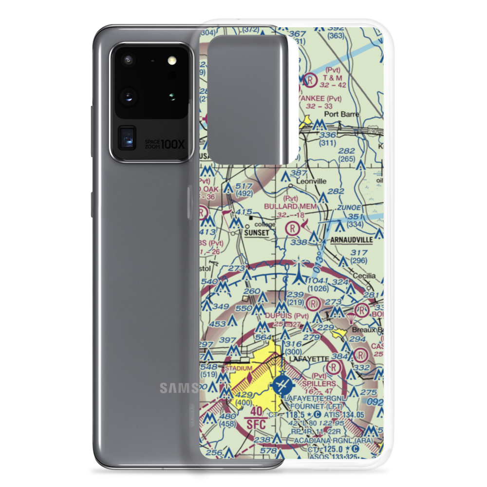 Couvillion Airport (22LS) VFR Sectional Samsung Case Samsung Galaxy S20 Ultra model shown