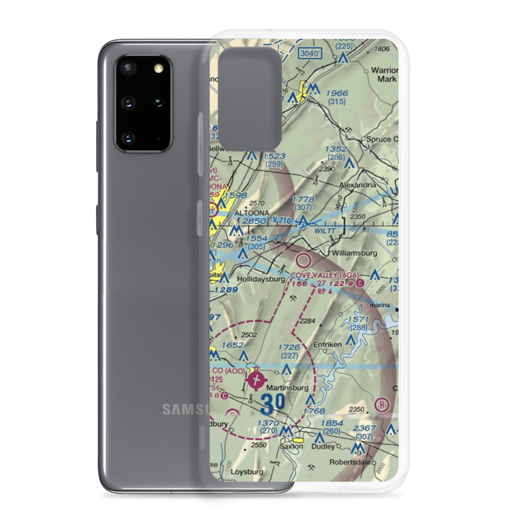 Cove Valley Airport (6G6) VFR Sectional Samsung Case Samsung Galaxy S20 Plus model shown