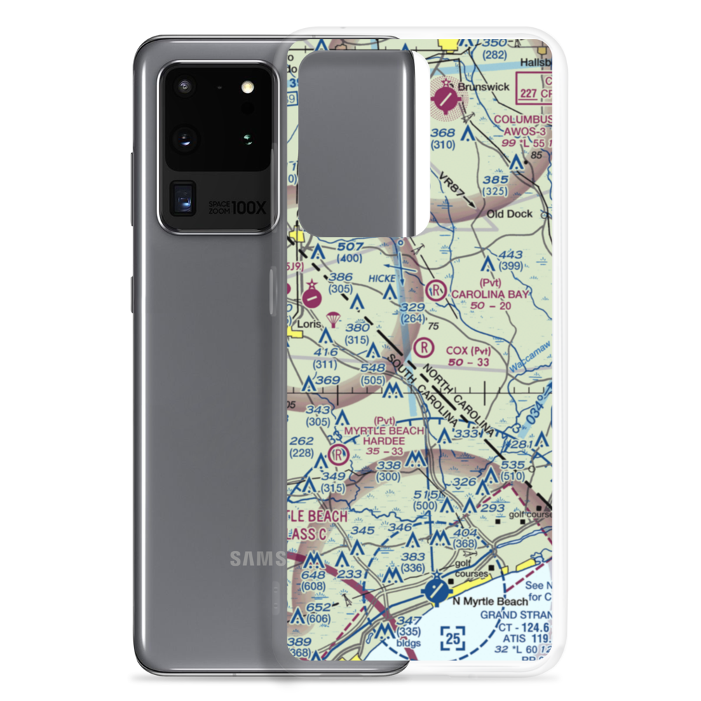 Cox Field (81NC) VFR Sectional Samsung Case Samsung Galaxy S20 Ultra model shown