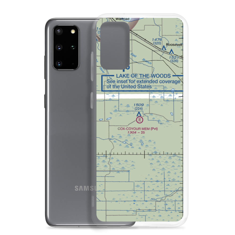 Cox-Coyour Meml Air Field (59MN) VFR Sectional Samsung Case Samsung Galaxy S20 Plus model shown
