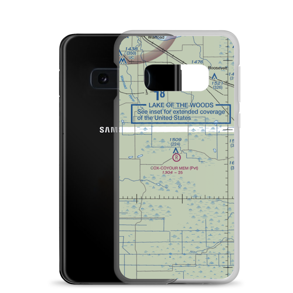 Cox-Coyour Meml Air Field (59MN) VFR Sectional Samsung Case Samsung Galaxy S10e model shown