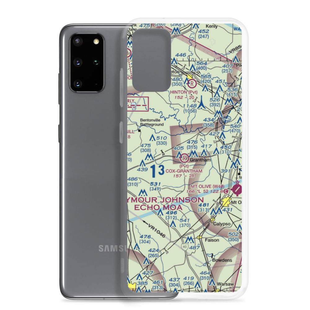 Cox-Grantham Airfield (6NC0) VFR Sectional Samsung Case Samsung Galaxy S20 Plus model shown