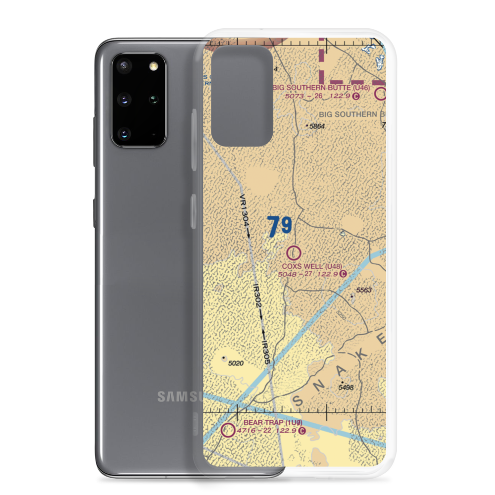 Coxs Well Airport (U48) VFR Sectional Samsung Case Samsung Galaxy S20 Plus model shown
