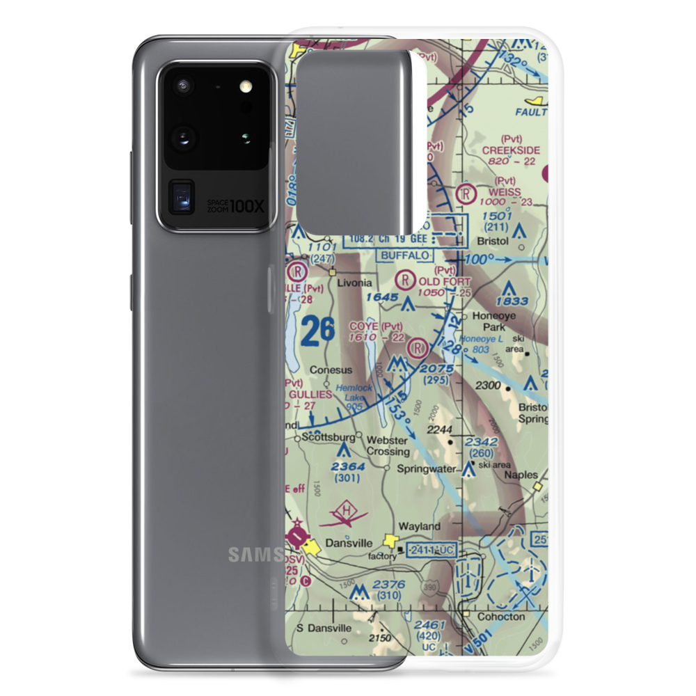 Coye Field (30NY) VFR Sectional Samsung Case Samsung Galaxy S20 Ultra model shown