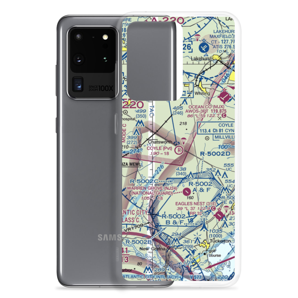 Coyle Field (NJ20) VFR Sectional Samsung Case Samsung Galaxy S20 Ultra model shown