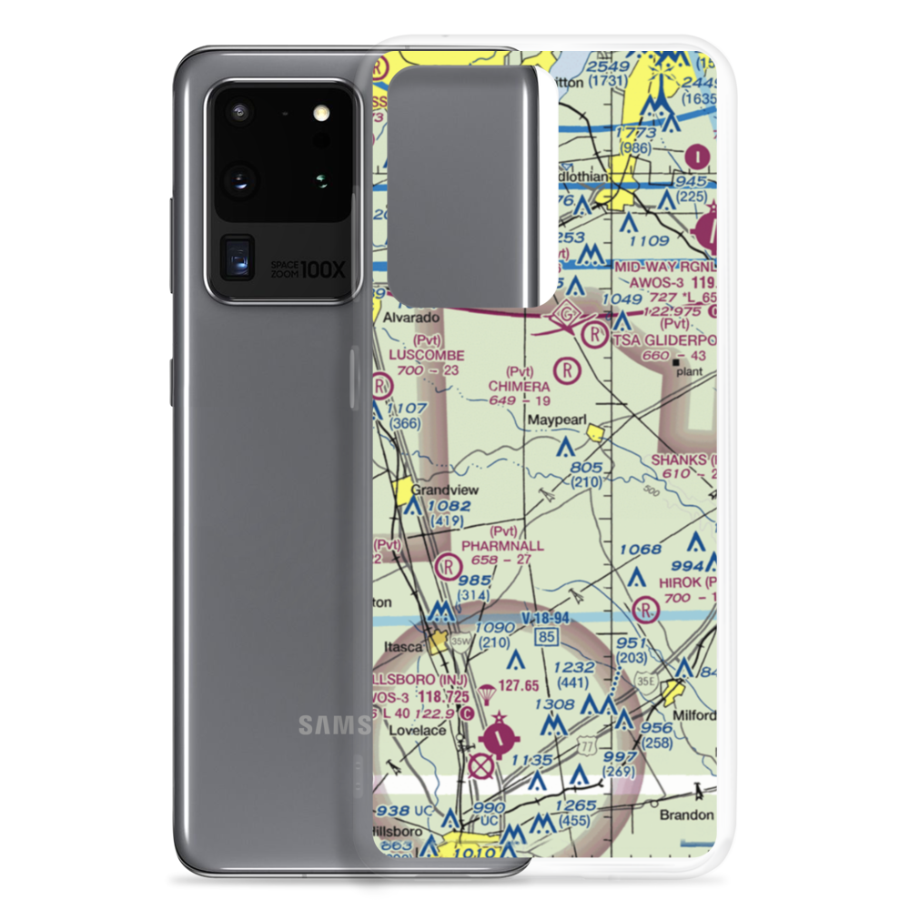 Coyote Crossing Airport (TA26) VFR Sectional Samsung Case Samsung Galaxy S20 Ultra model shown