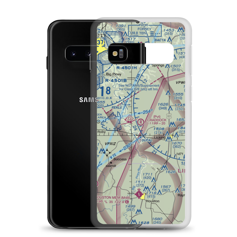 Craddock Field (6MU9) VFR Sectional Samsung Case Samsung Galaxy S10 model shown