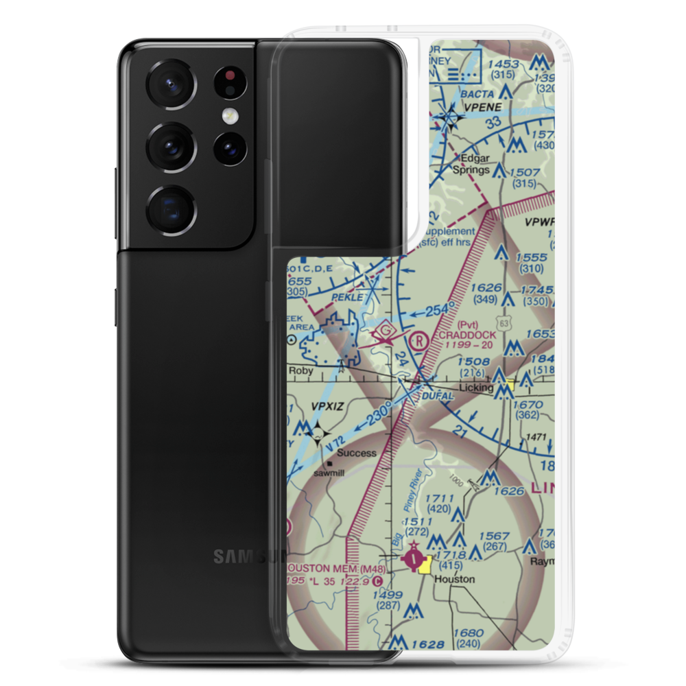 Craddock Field (6MU9) VFR Sectional Samsung Case Samsung Galaxy S21 Ultra model shown