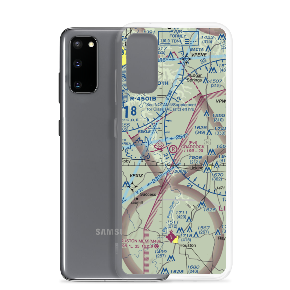 Craddock Field (6MU9) VFR Sectional Samsung Case Samsung Galaxy S20 model shown