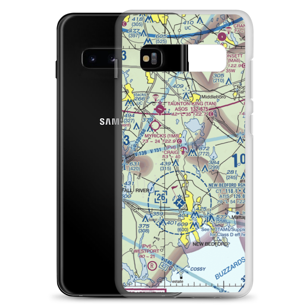 Craig Cove Seaplane Base (7MA2) VFR Sectional Samsung Case Samsung Galaxy S10+ model shown