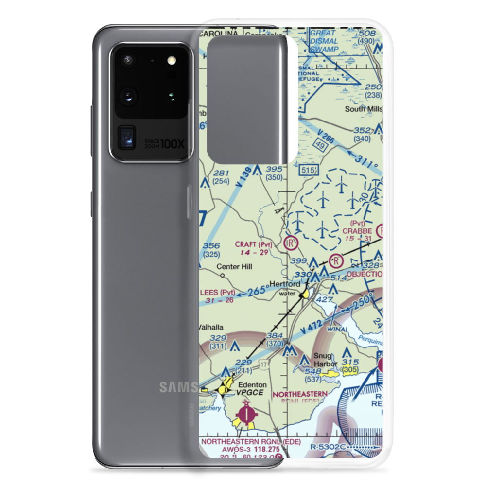 Craig Craft Airport (86NC) VFR Sectional Samsung Case Samsung Galaxy S20 Ultra model shown