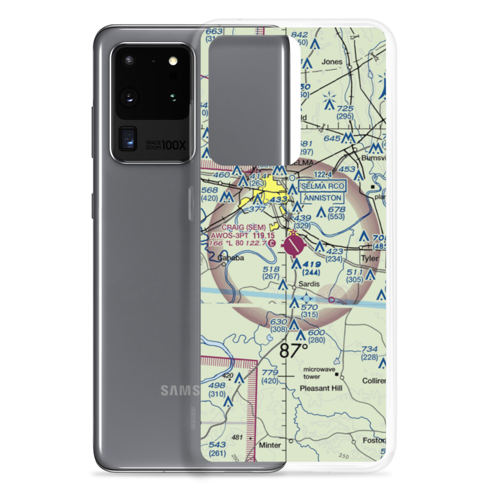 Craig Field (SEM) VFR Sectional Samsung Case Samsung Galaxy S20 Ultra model shown