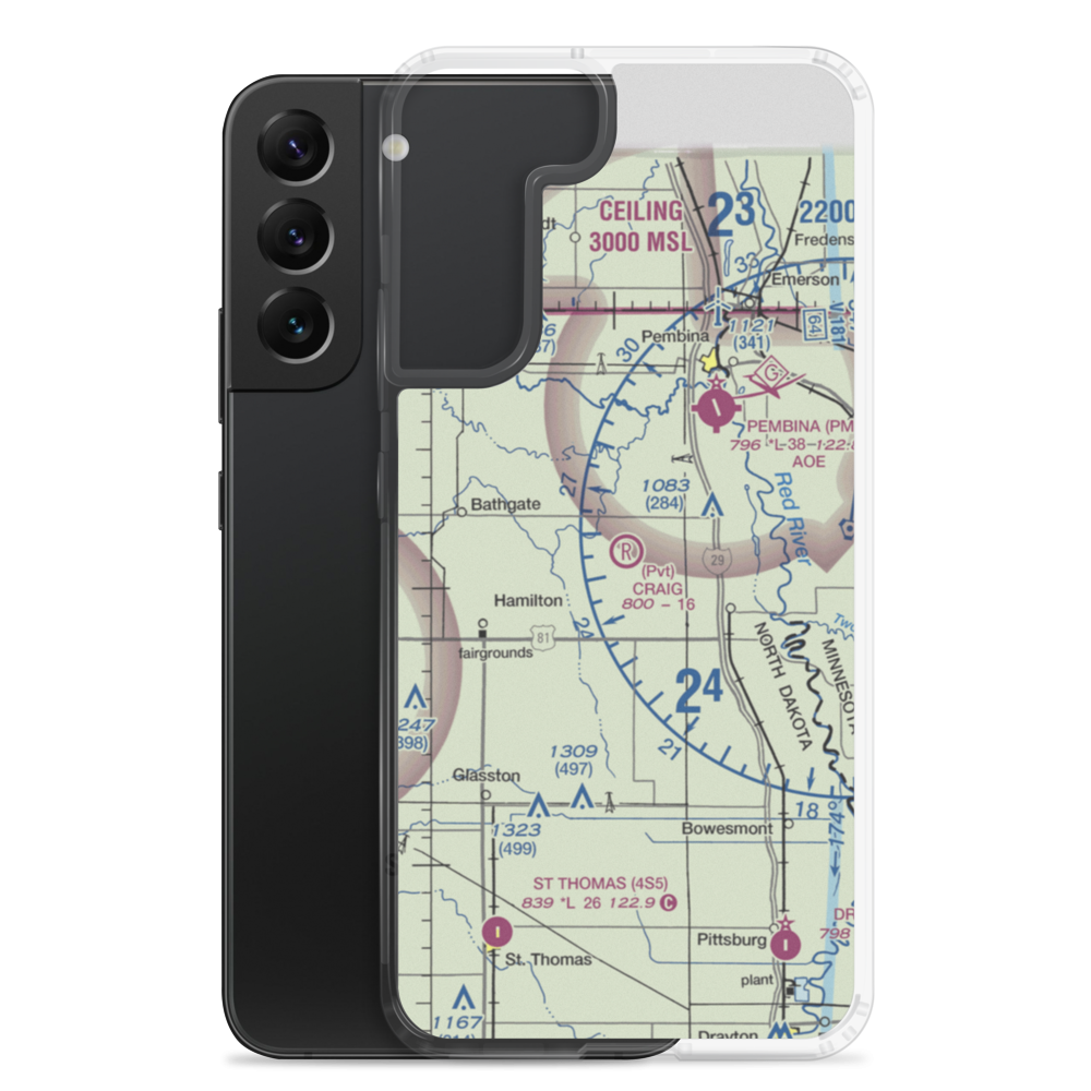 Craig Private Airport (5ND3) VFR Sectional Samsung Case Samsung Galaxy S22 Plus model shown