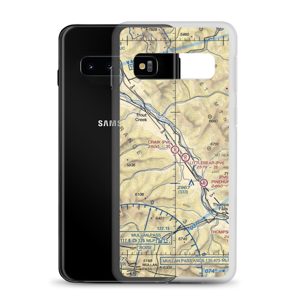 Craik Airport (29MT) VFR Sectional Samsung Case Samsung Galaxy S10 model shown