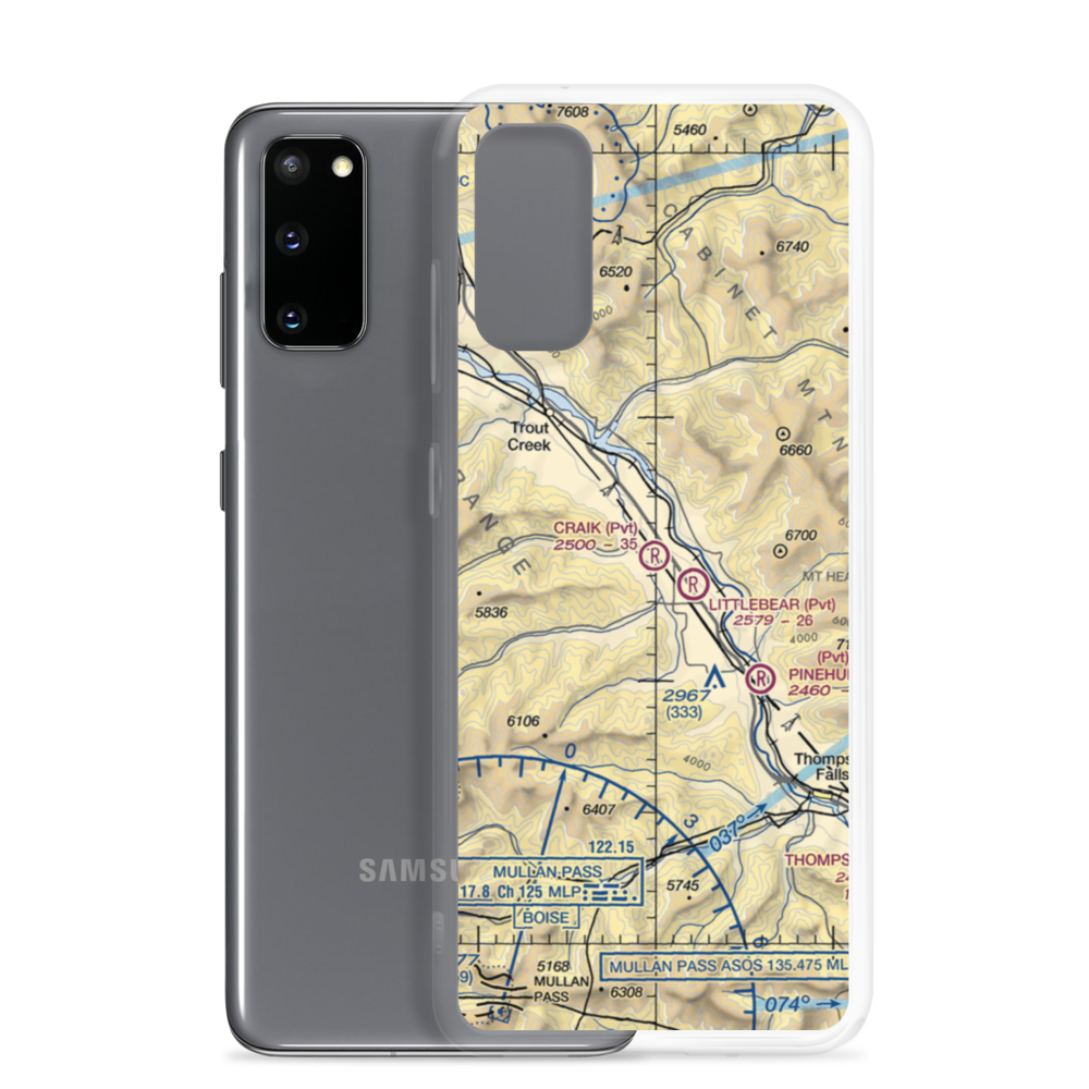 Craik Airport (29MT) VFR Sectional Samsung Case Samsung Galaxy S20 model shown