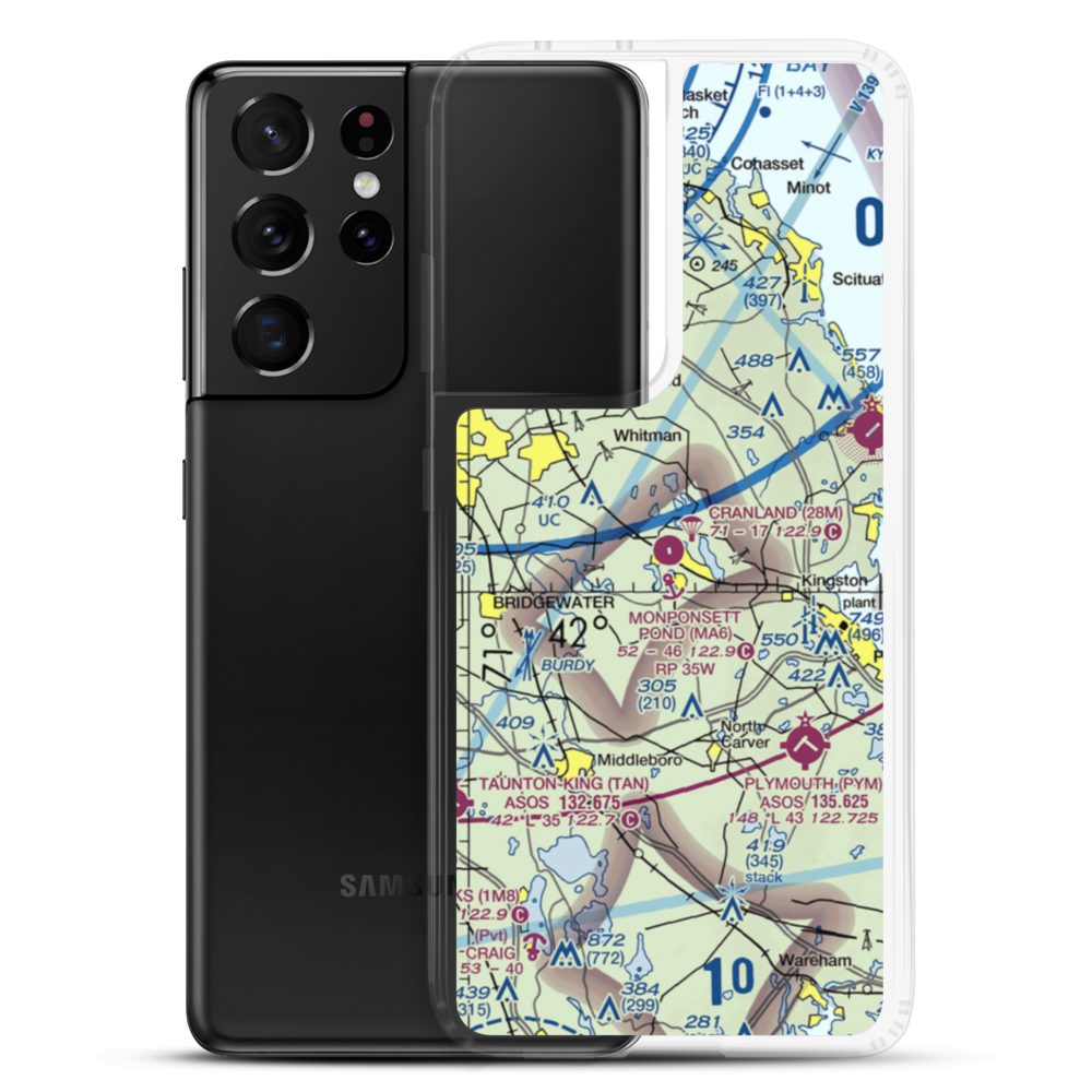 Cranland Airport (28M) VFR Sectional Samsung Case Samsung Galaxy S21 Ultra model shown