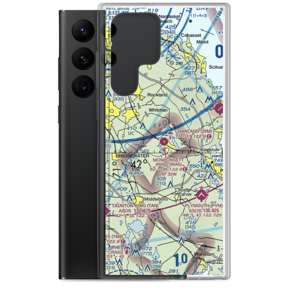 Cranland Airport (28M) VFR Sectional Samsung Case Samsung Galaxy S22 Ultra model shown