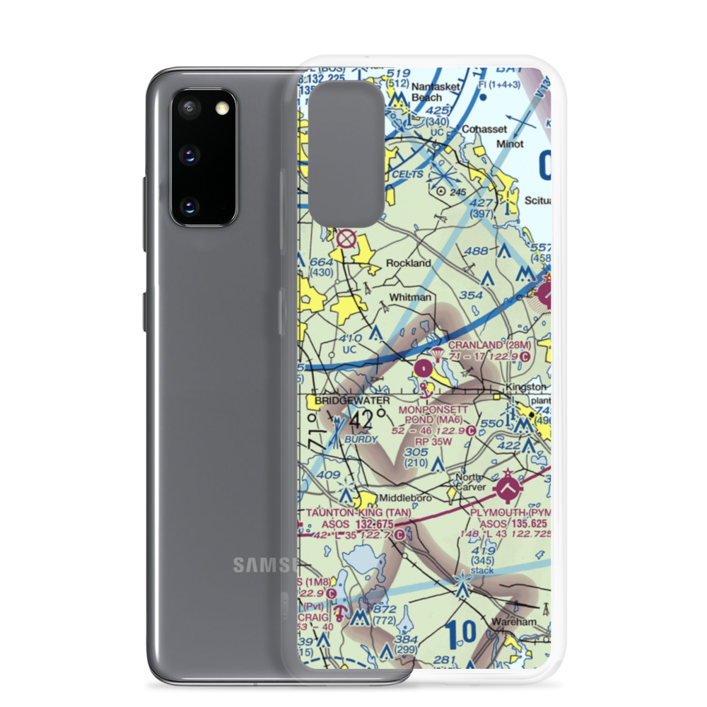 Cranland Airport (28M) VFR Sectional Samsung Case Samsung Galaxy S20 model shown